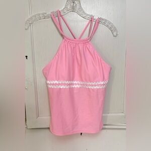 NEW Beachsissi bathing suit top baby pink Size med.